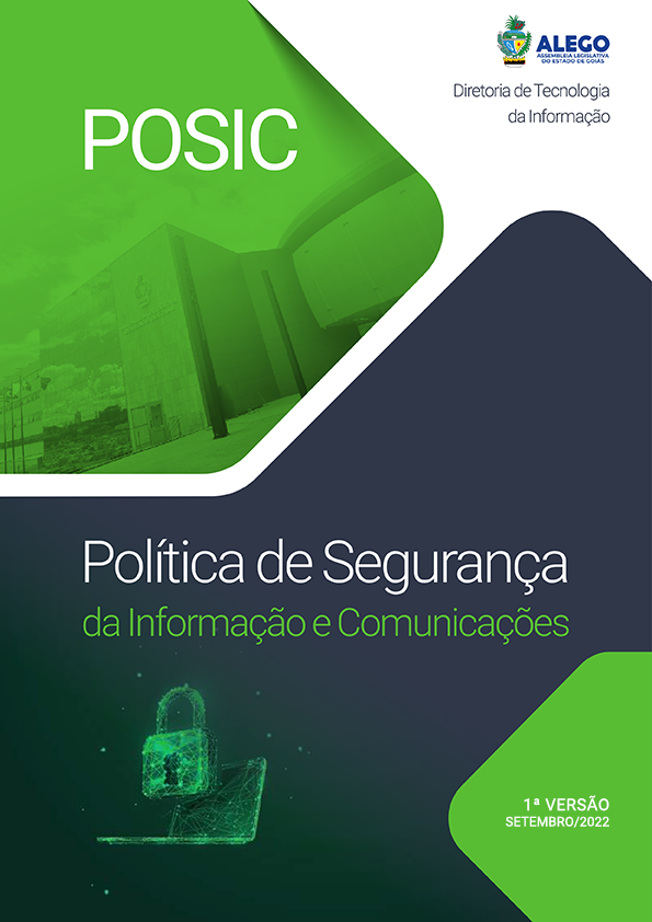 Capa da Política de Segurança da Informação e Comunicações - POSIC 